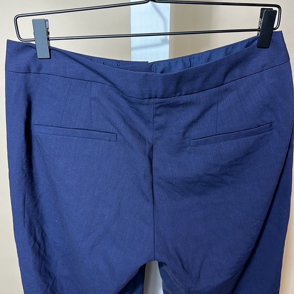 Everlane Blue Trouser Pants Size 4 Pleated waist ankle length - Picture 7 of 11